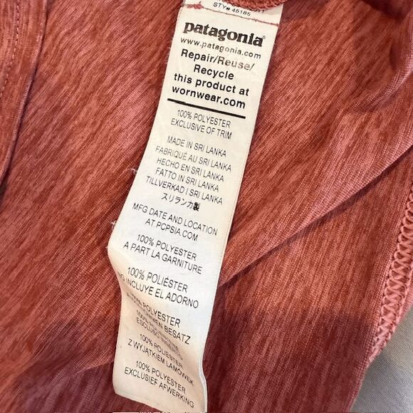 Patagonia Long-Sleeved Capilene Cool Daily Shirt Spacedye Clay Women's Size XS - Picture 6 of 12